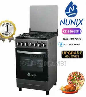 Nunix 3G+1E Standing Cooker
