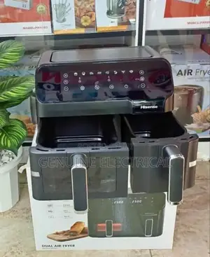 Air Fryer Hisense 8.6 Litres With Double Baskets
