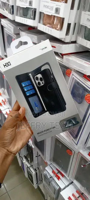Multi-Function iPhone 15 Pro Max Leather Flip Card Slot Case