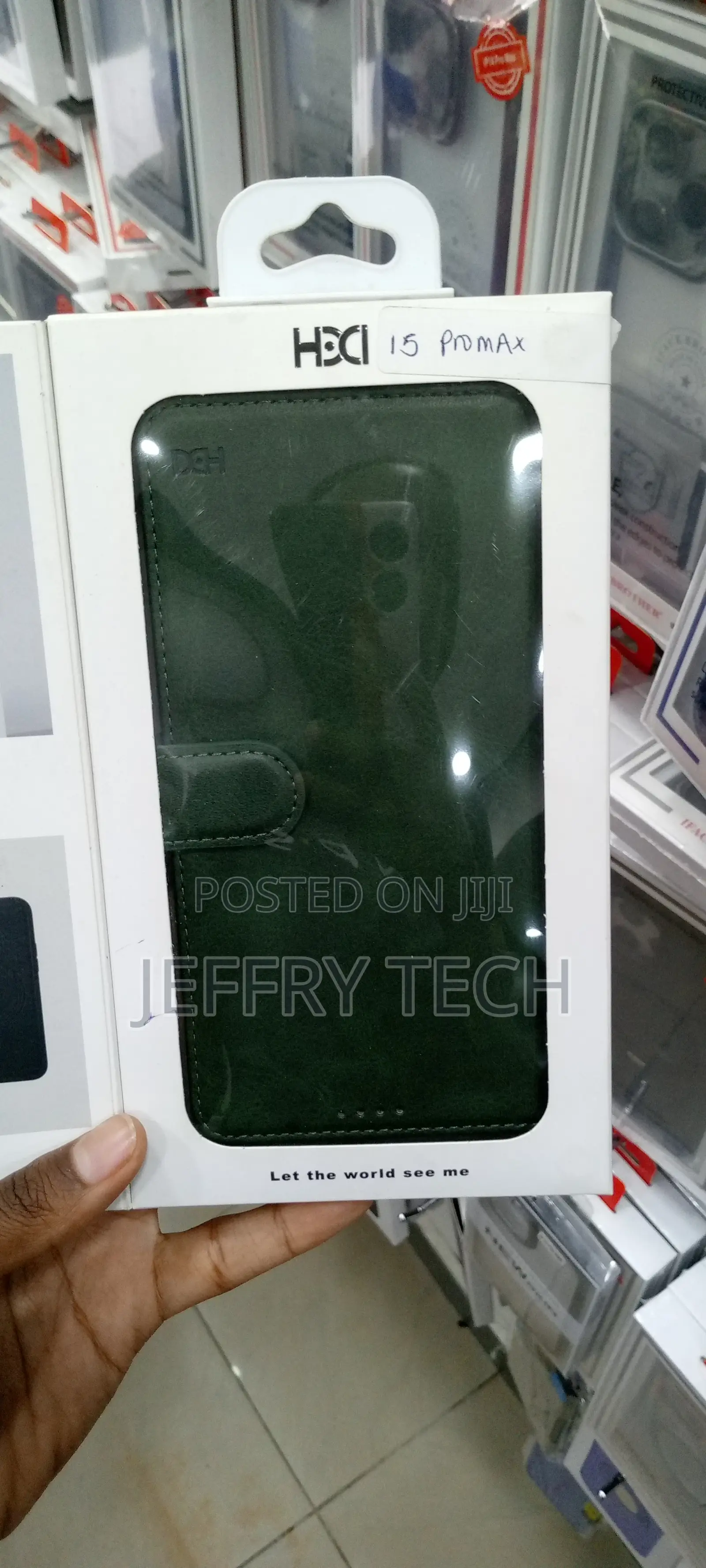 iPhone 15 Pro Max Leather Multifunction Flip Case Card Slots