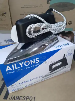Ailyons Electric Iron Box With Adjustable Temperature Knob