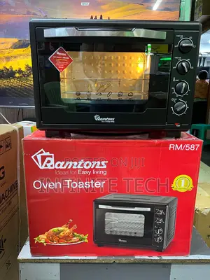 Ramtons Oven Toaster Full Size Black 55l- (Rm/587)