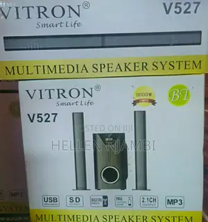 Vitron 527 Multimedia System FM,USB,BT 9000watts-Black .
