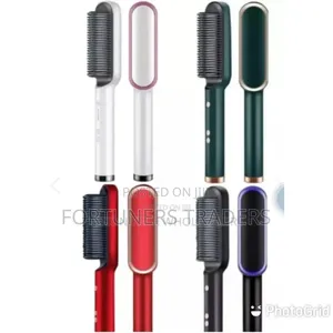 Professional Electric Hair Straightener Brush Heated Comb.