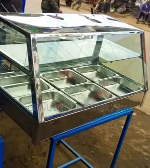 Food Warmer With Glass Display Ss