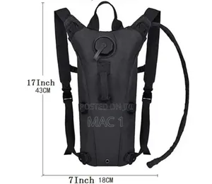 Zipper Hydration Bag,Backpack With 3L Water Bag