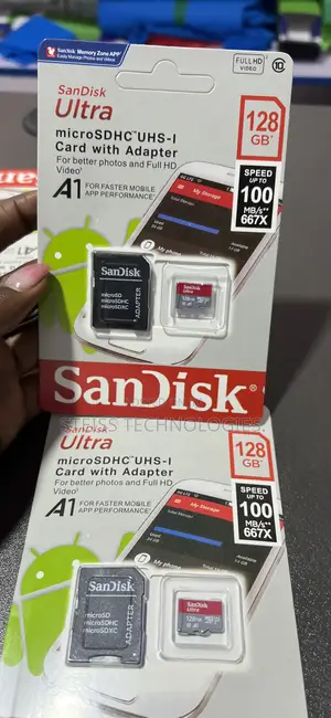 128gb Microsdhc Card With Adapter.