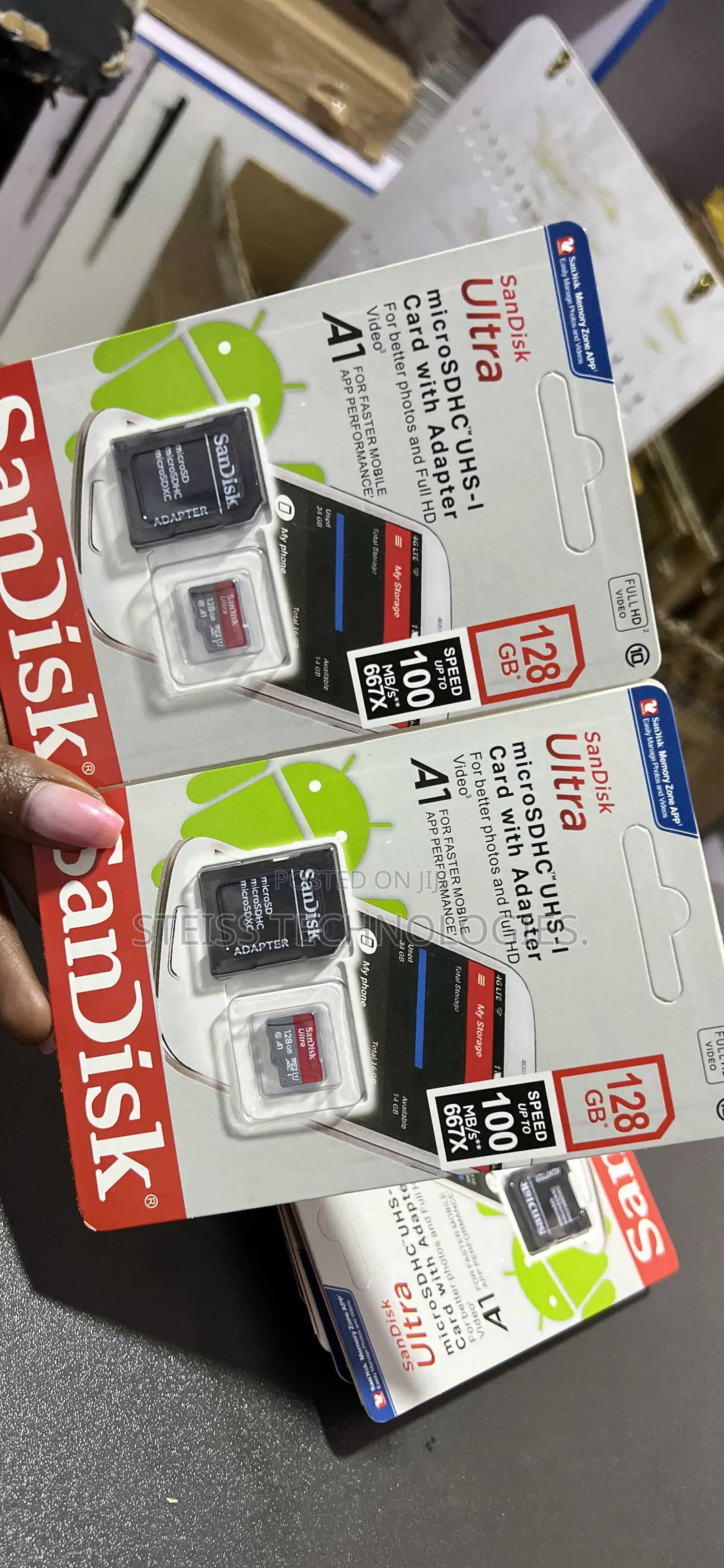 128gb Microsdhc Card With Adapter.