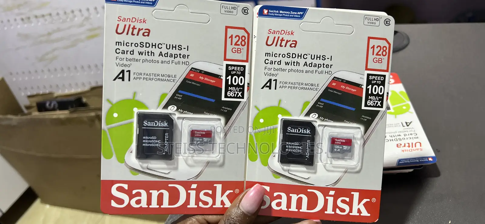 128gb Microsdhc Card With Adapter.