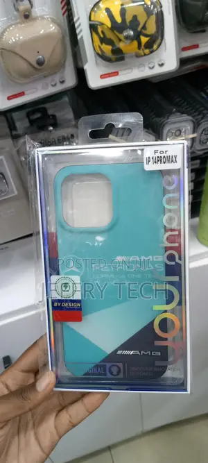 Case iPhone 14 PRO MAX Mercedes AMG Slim Anti-Shock -Skyblue
