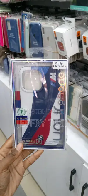 iPhone 14 PRO MAX - PC/TPU Multicolor BMW Car Logo Case