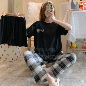 Free Size Pajamas Set 3pc Set. Good Quality 