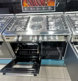 60*90 Haier 4+2 Standing Cooker With Gas Compartment
