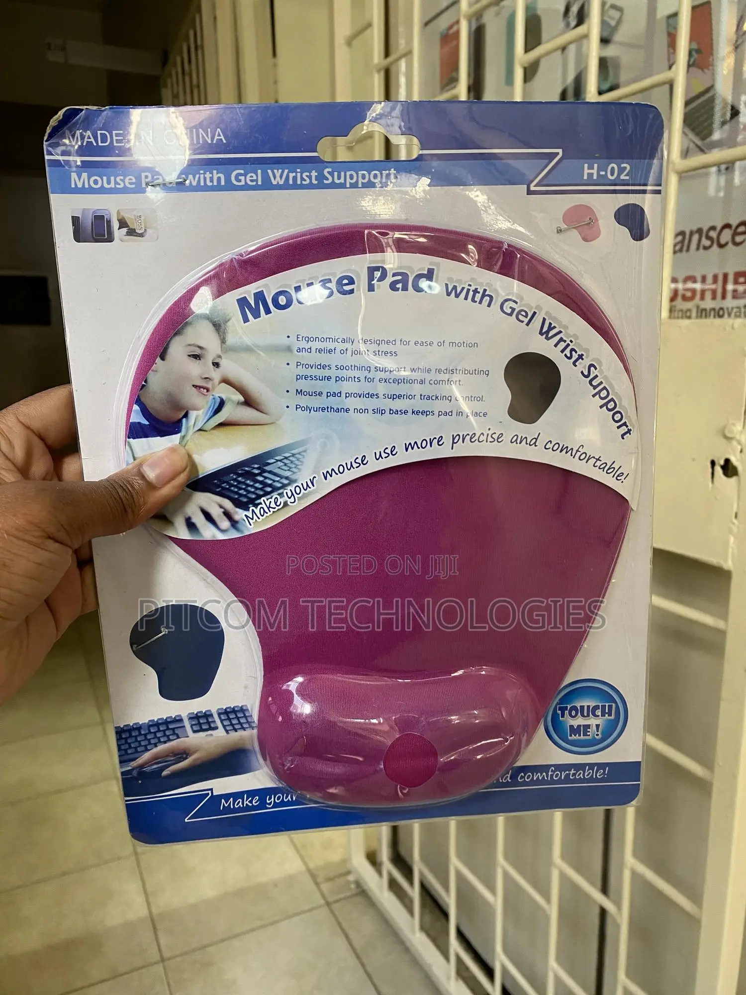 Ergonomic Mousepad With Gel Wrist Support