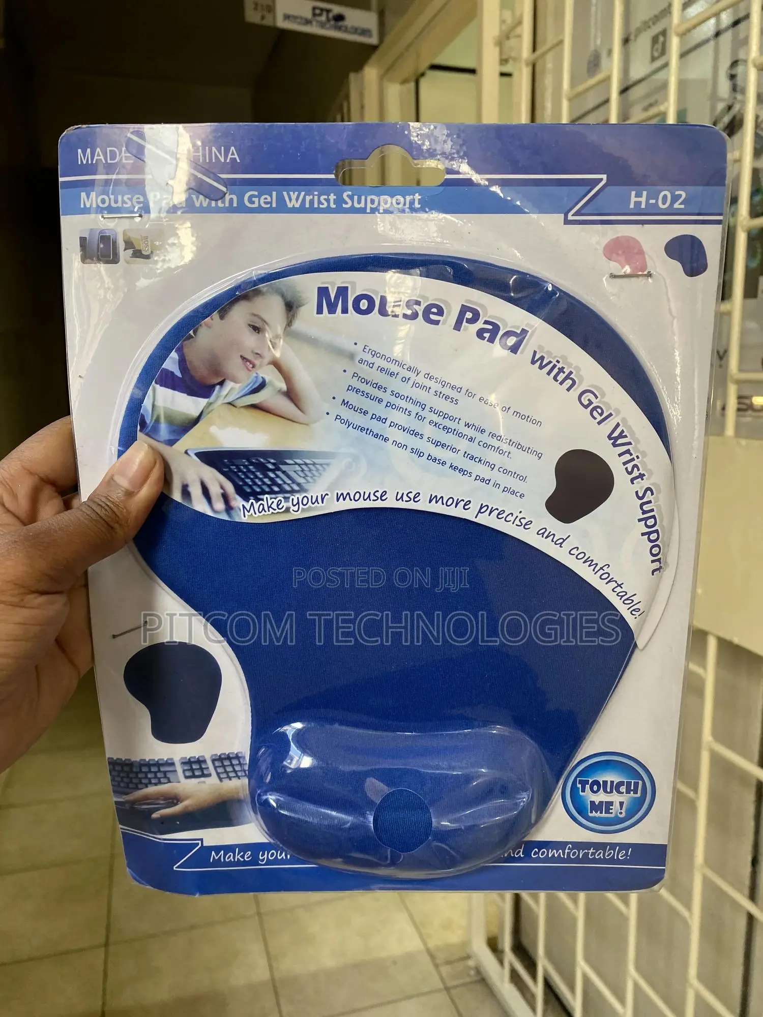 Ergonomic Mousepad With Gel Wrist Support