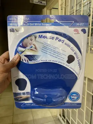 Ergonomic Mousepad With Gel Wrist Support