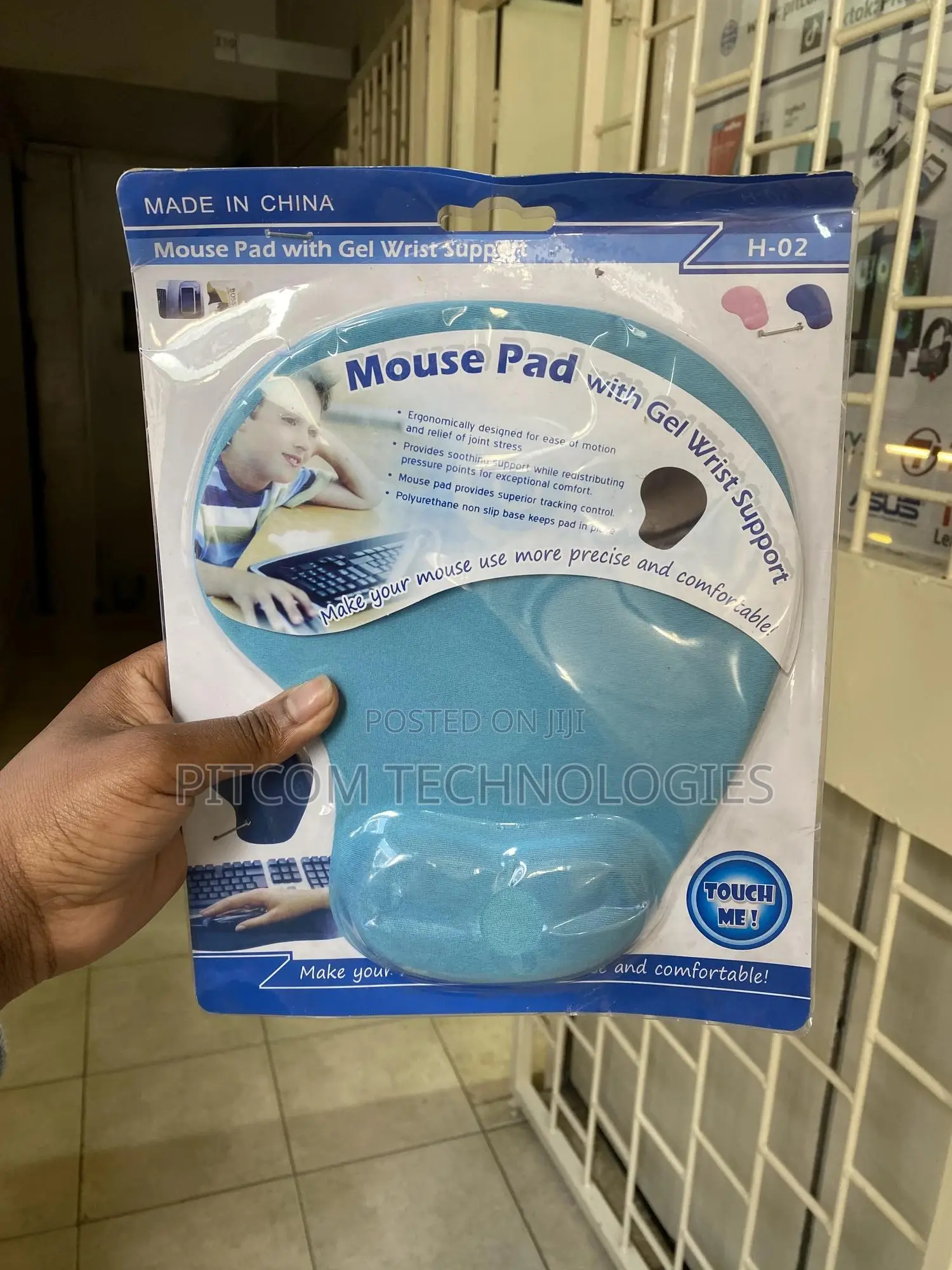 Ergonomic Mousepad With Gel Wrist Support