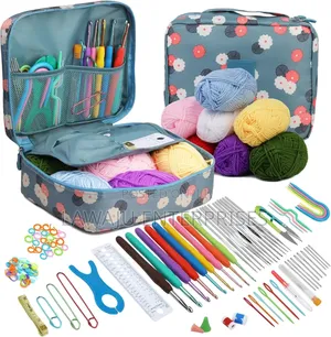 58pcs Crotchet Hook Set With Storage Bag