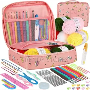 58pcs Crotchet Hook Set With Bag