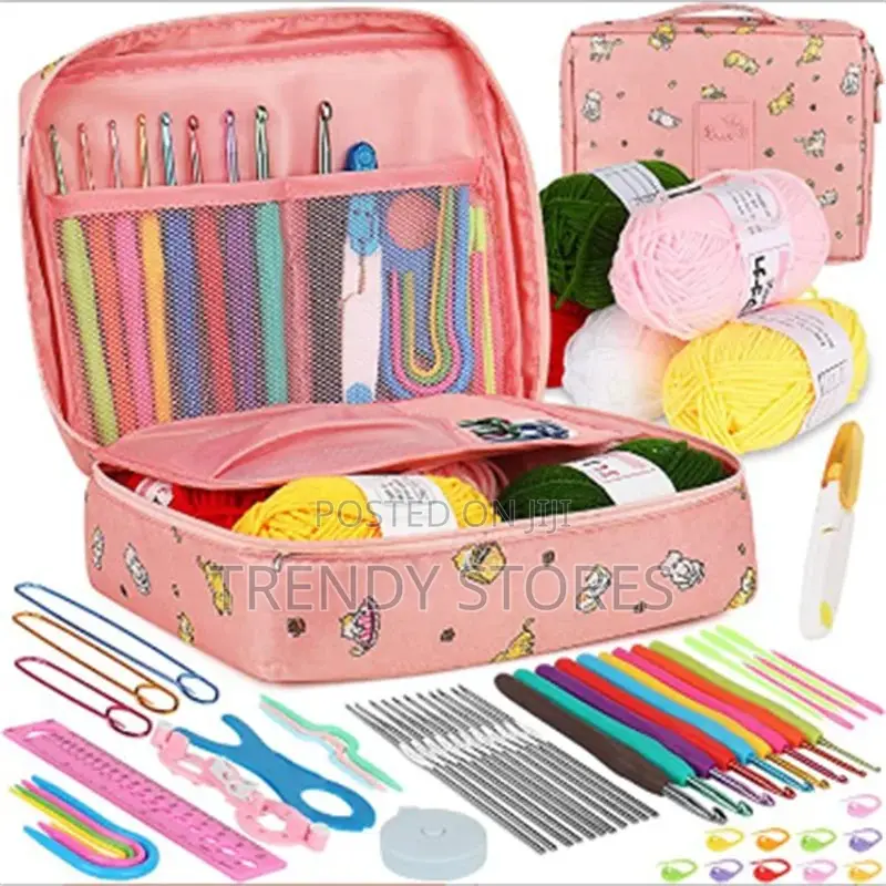 58pcs Crotchet Hook Set With Bag