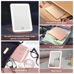 LED Rechargeable Travel Mirror