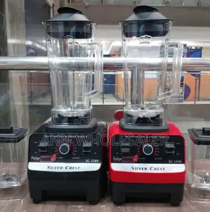 Black and Red Silver Crest Blender