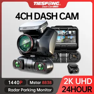 Uhd 4 Lens Dashcam Camera Ultra High Definition With Wifi