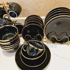 24pcs Gold Line Dinner Set
