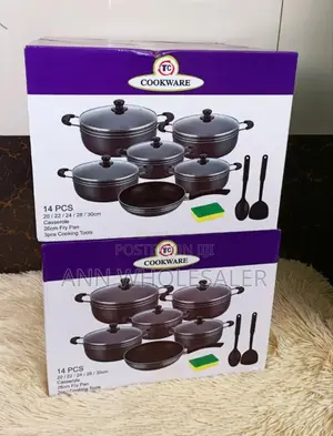 14 PCS Cooking Pots -Tc Sufuria