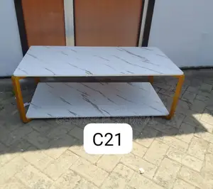 White Executive Marble Effect Table W4