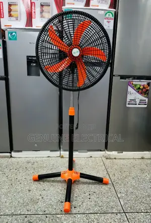 Black Amu 18" Italian Standing Fan Af18