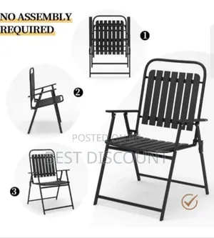 Black Foldable Chairs