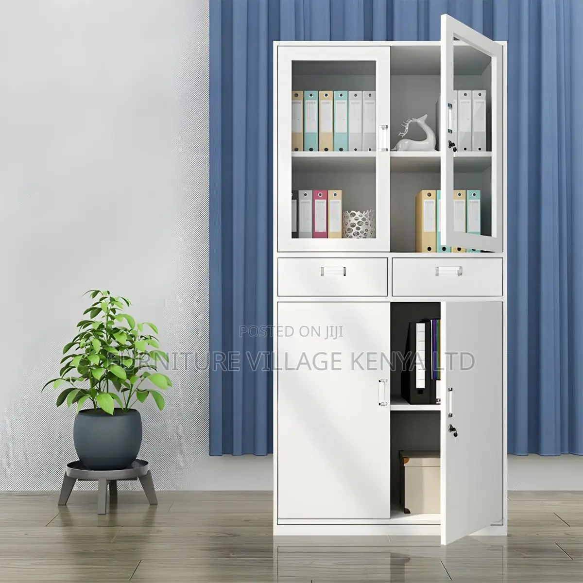 Office Cabinet Rust-Resistant Cabinet With Shelves