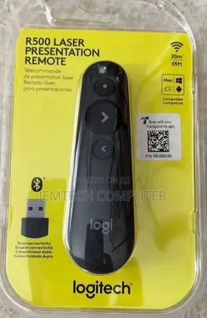 Logitech R500s Laser Presentation Remote - Graphite