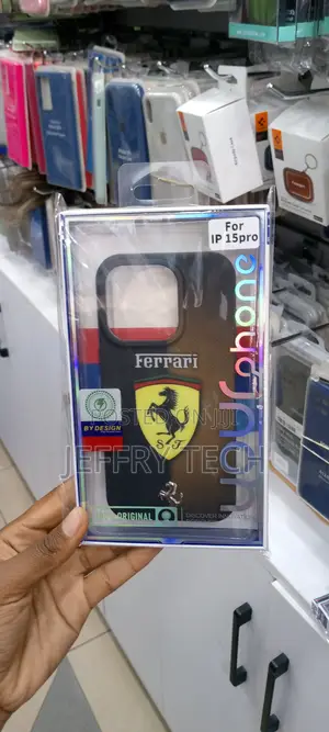 Ferrari Phone Case Compatible With iPhone 15 Pro Multicolor