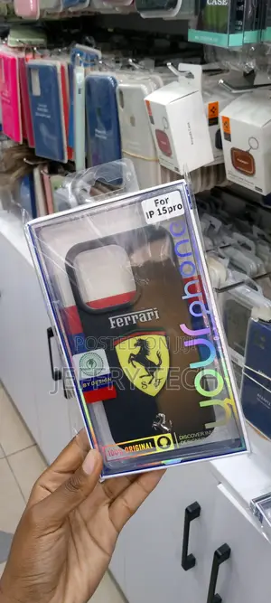 Ferrari Phone Case Compatible With iPhone 15 Pro Multicolor