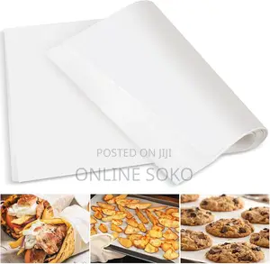 Multipurpose Greaseproof Paper Sheets for Wrapping, Baking