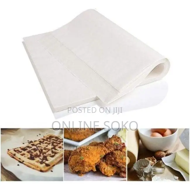 Multipurpose Greaseproof Paper Sheets for Wrapping, Baking