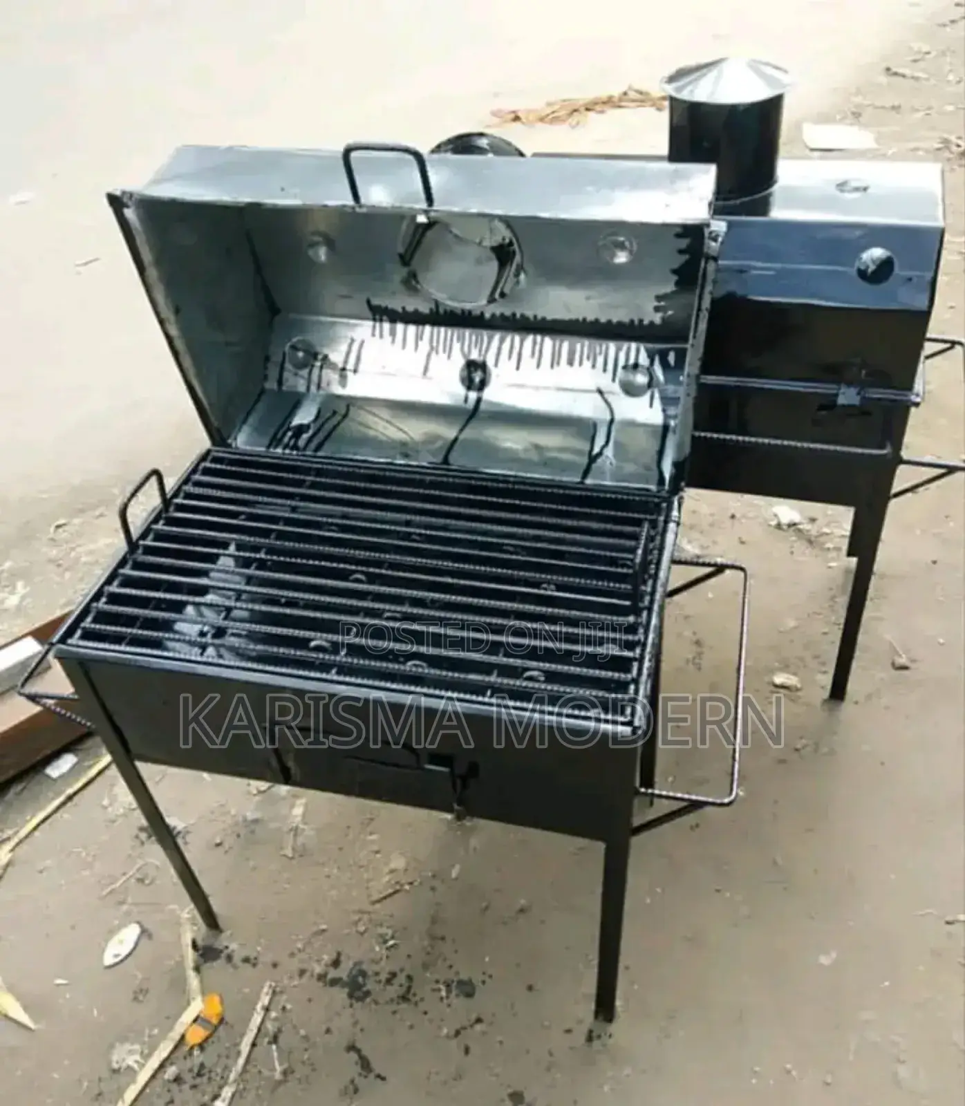 Charcoal Grill With Lid, Portable