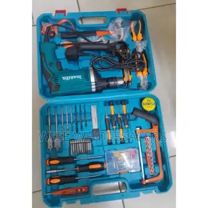 Makita Toolset With 710w Impact Drill With 117pieces