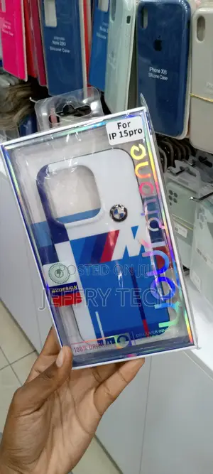 iPhone 15 Pro BMW CAR LOGO, Multicolor Back Cover for APPLE