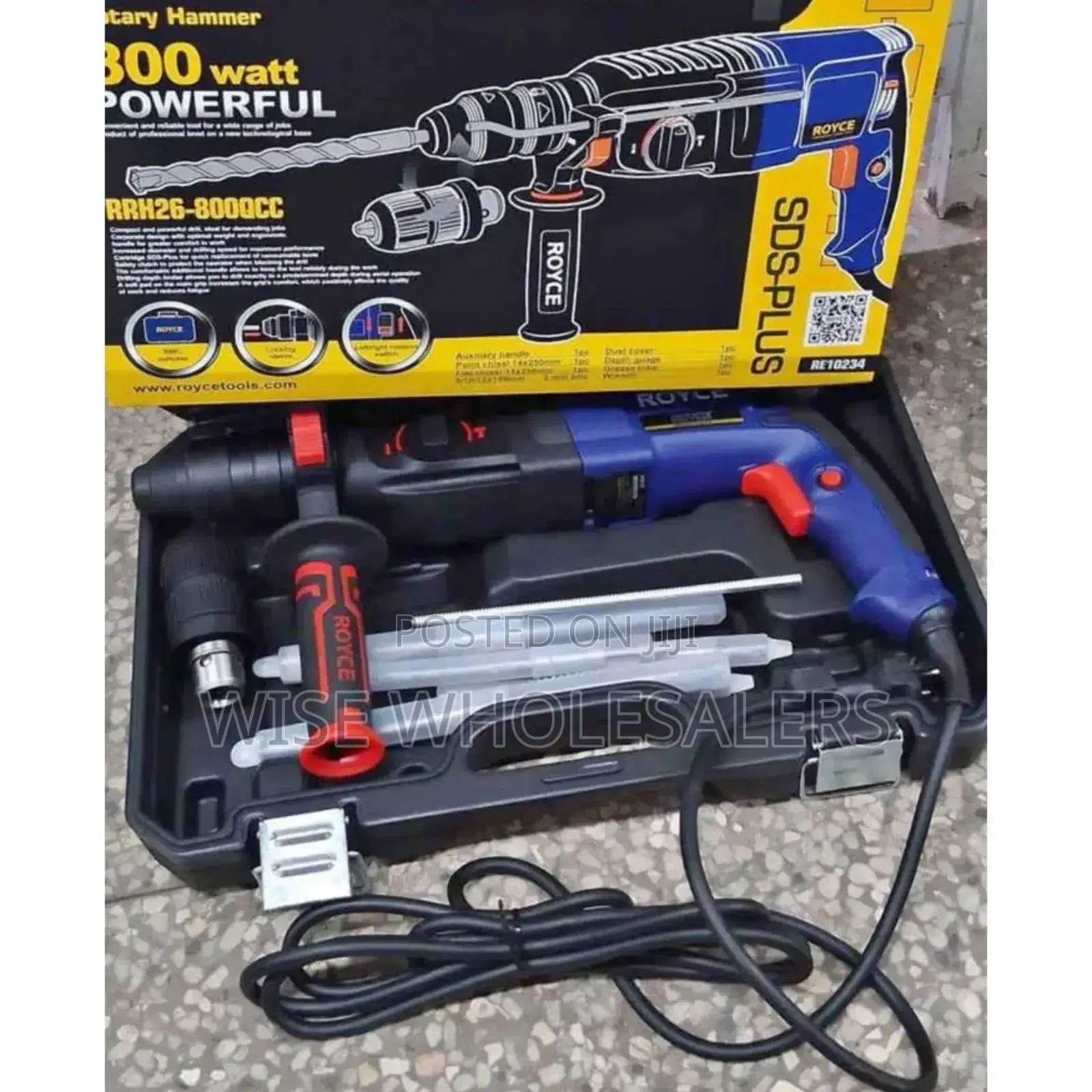 800watts Royce Rotary Hammer