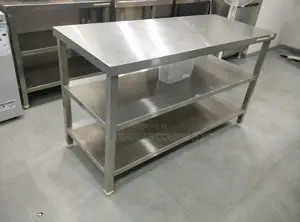 Heavy-Duty Stainless Steel Work Tables (3*6 FT)
