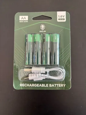 Green Lion AA Rechargable Battery 4-Pack