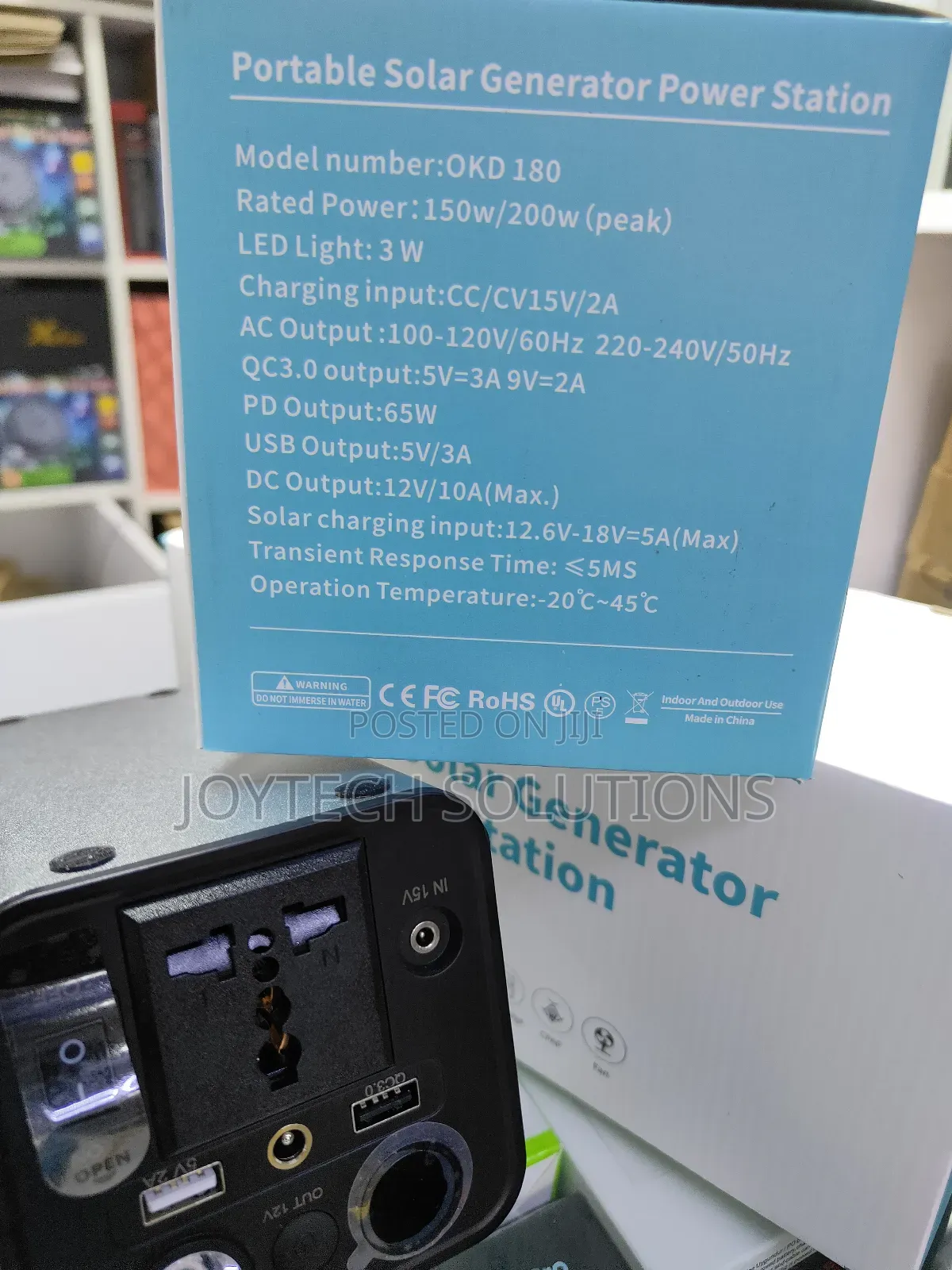 Portable Solar Generator Power Station ( 200watts )