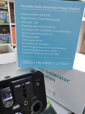 Portable Solar Generator Power Station ( 200watts )