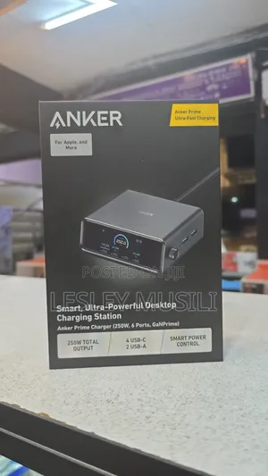 Anker Prime Charger (250W, 6 Ports, Ganprime)