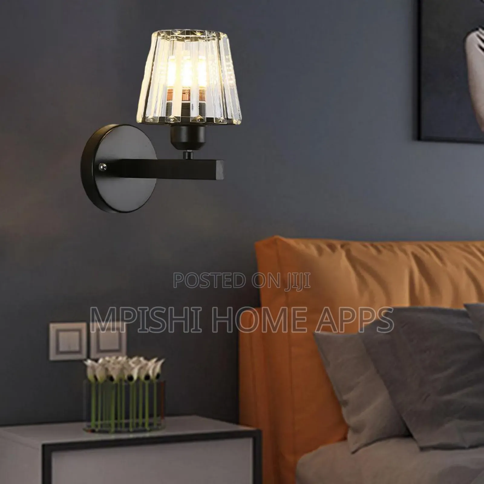 Black Wall Light