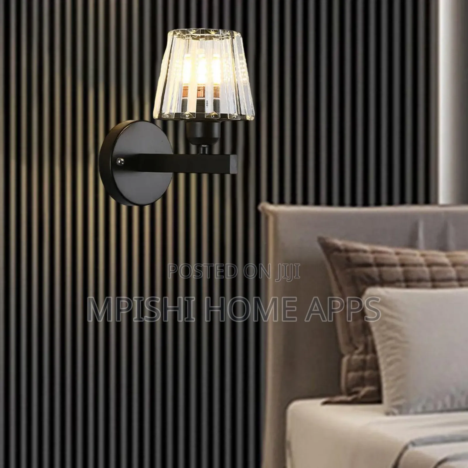 Black Wall Light