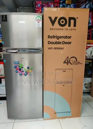 With Warranty Von Fridge 181 Litres VF/9